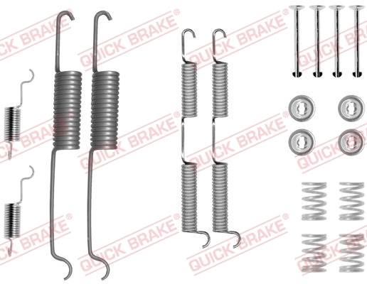 Accessory Kit, brake shoes